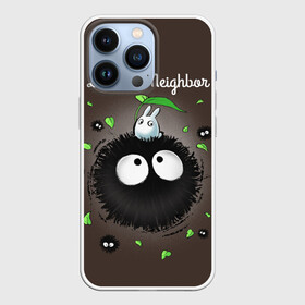 Чехол для iPhone 13 Pro с принтом My Neighbor Totoro кролик на микробе ,  |  | anime | hayao miyazaki | japanese | meme | miyazaki | piano | studio ghibli | tokyo | totoro | гибли | котобус | мой | сосед | сусуватари | тонари | тоторо | хаяо миядзаки