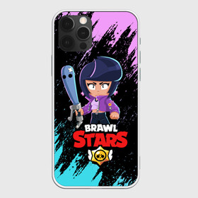 Чехол для iPhone 12 Pro с принтом BRAWL STARS BIBI. , силикон | область печати: задняя сторона чехла, без боковых панелей | bib | brawl stars | bull | colt | crow | leon | leon shark | moba | sally leon | shark | акула | берли | биби | бравл старс | ворон | жанр | игра | кольт | леон | леон акула | нита | спайк | шелли