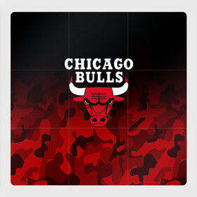 Магнитный плакат 3Х3 с принтом CHICAGO BULLS | ЧИКАГО БУЛЛС , Полимерный материал с магнитным слоем | 9 деталей размером 9*9 см | bulls | chicago | chicago bulls | nba | red bulls | usa | америка | быки | нба | сша | чикаго буллс