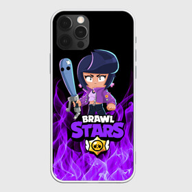 Чехол для iPhone 12 Pro с принтом BRAWL STARS BIBI. , силикон | область печати: задняя сторона чехла, без боковых панелей | bib | brawl stars | bull | colt | crow | leon | leon shark | moba | sally leon | shark | акула | берли | биби | бравл старс | ворон | жанр | игра | кольт | леон | леон акула | нита | спайк | шелли