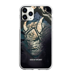 Чехол для iPhone 11 Pro Max матовый с принтом DBD - monster from forest , Силикон |  | daylight | dead | game | horror | logo | survival | игра | лес | лого | хоррор