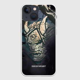Чехол для iPhone 13 mini с принтом DBD   monster from forest ,  |  | daylight | dead | game | horror | logo | survival | игра | лес | лого | хоррор