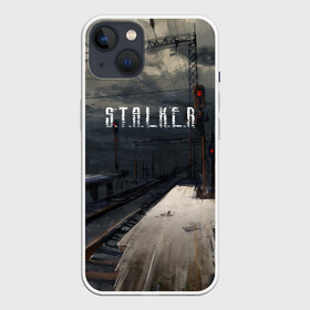Чехол для iPhone 13 с принтом НОВЫЙ СТАЛКЕР ,  |  | metro | s.t.a.l.k.e.r. | stalker | зов припяти | игра | метро | мутант | пейзаж | припять | радиация | сталкер | сталкер 2 | чернобыль