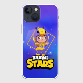 Чехол для iPhone 13 mini с принтом Brawl Stars. Bea ,  |  | bo | brawl | brock | bull | colt | dynamike | elprimo | jessie | leon | moba | nita | shelly | stars | бо | брок | булл | джесси | динамайк | кольт | леон | нита | шелли | эльпримо