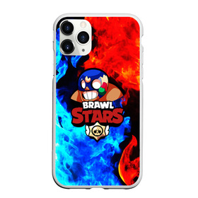 Чехол для iPhone 11 Pro матовый с принтом Brawl Stars El Primo , Силикон |  | bibi | brawl stars | brock | bull | crow | dinomike | el primo | leon | mobile game | nita | poko | ricochet | stars | tara | бравл старс | ворон | леон | мобильные игры