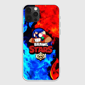 Чехол для iPhone 12 Pro с принтом Brawl Stars El Primo , силикон | область печати: задняя сторона чехла, без боковых панелей | bibi | brawl stars | brock | bull | crow | dinomike | el primo | leon | mobile game | nita | poko | ricochet | stars | tara | бравл старс | ворон | леон | мобильные игры