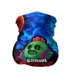 Бандана-труба 3D с принтом Brawl Stars Spike , 100% полиэстер, ткань с особыми свойствами — Activecool | плотность 150‒180 г/м2; хорошо тянется, но сохраняет форму | bibi | brawl stars | brock | bull | crow | dinomike | el primo | leon | mobile game | nita | poko | ricochet | stars | tara | бравл старс | ворон | леон | мобильные игры