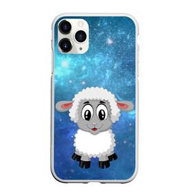 Чехол для iPhone 11 Pro Max матовый с принтом Овечка , Силикон |  | детство | животные | забавный | копыта | кудряшки | лес | мохнатый | овечка | овца | пастбище | поле | уши | шерсть