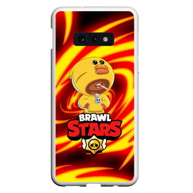 Чехол для Samsung S10E с принтом BRAWL STARS SALLY LEON ЛЕОН , Силикон | Область печати: задняя сторона чехла, без боковых панелей | bibi | brawl stars | coach mike | crow | evil gene | gale | gene | leon | leon shark | max | mecha crow | mortis | mr.p | nani | phoenix | sally leon | sandy | spike | sprout | surge | tara | virus 8 bit | werewolf | волна | ворон | джин | л