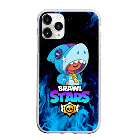 Чехол для iPhone 11 Pro матовый с принтом BRAWL STARS LEON SHARK , Силикон |  | brawl stars | crow | leon | leon shark | sally leon | shark | stars | акула | берли | ворон | леон | леон акула | спайк | эль примо