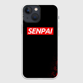 Чехол для iPhone 13 mini с принтом СЕМПАЙ   SENPAI ,  |  | anime heroes | gintama | no game no life | one piece | re:creators | satsuriku no tensh | sword art online | violet evergarden | аниме герои | без игры жизни нет | ванпанчмен | жемчуг дракона