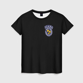 Женская футболка 3D с принтом S.T.A.R.S. (НА СПИНЕ) , 100% полиэфир ( синтетическое хлопкоподобное полотно) | прямой крой, круглый вырез горловины, длина до линии бедер | ada wong | biohazard | leon | nemesis | project resistance | raccoon city | re | re3 | resident evil | resident evil 3 | rpd | stars | umbrella | ада вонг | амбрелла | немезис | ужасы