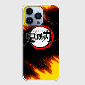 Чехол для iPhone 13 Pro с принтом Kimetsu no Yaiba черножелтый ,  |  | demon slayer | demon slayer: kimetsu no yaiba | kimetsu | kimetsu no yaiba | nezuko | slayer | tanjiro | клинок рассекающий демонов | незуко | танджиро | шинобу кочо
