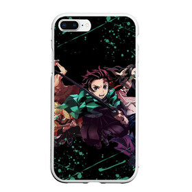 Чехол для iPhone 7Plus/8 Plus матовый с принтом DEMON SLAYER KIMETSU NO YAIBA КЛИНОК РАССЕКАЮЩИЙ ДЕМОНОВ , Силикон | Область печати: задняя сторона чехла, без боковых панелей | demon slayer | kimetsu no yaiba | nezuko | shinobu | slayer | tanjiro | zenitsu | гию томиока | зенитсу | зенитцу | иноске хашибира | клинок рассекающий демонов | незуко | танджиро | шинобу кочо