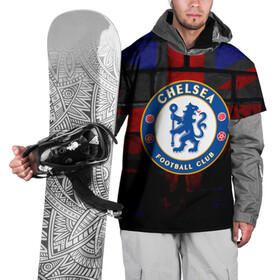 Накидка на куртку 3D с принтом Chelsea , 100% полиэстер |  | chelsea | англия | футбол | челси