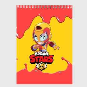 Скетчбук с принтом BRAWL STARS MAX , 100% бумага
 | 48 листов, плотность листов — 100 г/м2, плотность картонной обложки — 250 г/м2. Листы скреплены сверху удобной пружинной спиралью | bib | brawl stars | bull | colt | crow | leon | leon shark | max | moba | sally leon | shark | акула | берли | биби | бравл старс | ворон | жанр | игра | кольт | леон | леон акула | макс | нита | спайк | шелли