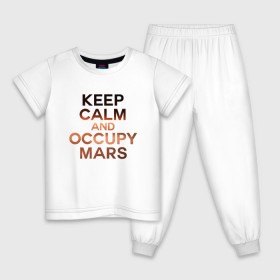 Детская пижама хлопок с принтом Илон Маск , 100% хлопок |  брюки и футболка прямого кроя, без карманов, на брюках мягкая резинка на поясе и по низу штанин
 | ceep calm | elon musk | meme | space x | tesla | илон маск | мем