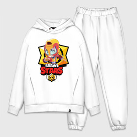 Мужской костюм хлопок OVERSIZE с принтом BRAWL STARS MAX. ,  |  | bib | brawl stars | bull | colt | crow | leon | leon shark | max | moba | sally leon | shark | акула | берли | биби | бравл старс | ворон | жанр | игра | кольт | леон | леон акула | макс | нита | спайк | шелли