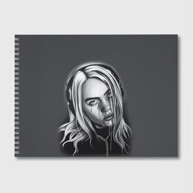 Альбом для рисования с принтом BILLIE EILISH , 100% бумага
 | матовая бумага, плотность 200 мг. | ayelish | bad guy | bellyache | bilie eilish | bilie elish | billie | billie eilish | eilish | electronic | elish | music | били айлиш | билли айлиш | эйлиш | элиш