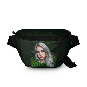 Поясная сумка 3D с принтом BILLIE EILISH , 100% полиэстер | плотная ткань, ремень с регулируемой длиной, внутри несколько карманов для мелочей, основное отделение и карман с обратной стороны сумки застегиваются на молнию | ayelish | bad guy | bellyache | bilie eilish | bilie elish | billie | billie eilish | eilish | electronic | elish | music | били айлиш | билли айлиш | эйлиш | элиш