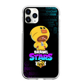 Чехол для iPhone 11 Pro матовый с принтом BRAWL STARS SALLY LEON , Силикон |  | brawl stars | crow | leon | leon shark | sally leon | shark | stars | акула | берли | ворон | леон | леон акула | спайк | эль примо