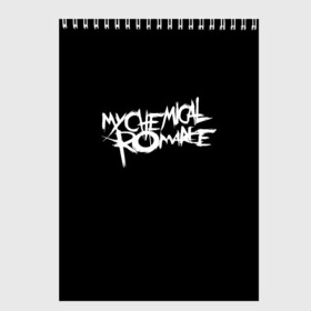 Скетчбук с принтом My Chemical Romance spider , 100% бумага
 | 48 листов, плотность листов — 100 г/м2, плотность картонной обложки — 250 г/м2. Листы скреплены сверху удобной пружинной спиралью | music | my chemical romance | rock | боб брайар | джеймс дьюис | джерард уэи | майки уэи | музыка | рок | рэй торо | фрэнк айеро