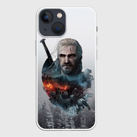 Чехол для iPhone 13 mini с принтом Геральт из Ривии (Ведьмак) ,  |  | witcher | ведьма | ведьмак | геральт | геральт из ривии | дикая охота | йен | йеннифер | йэн | кровь и вино | трис | трисс