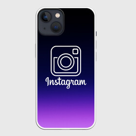 Чехол для iPhone 13 с принтом INSTAGRAM ,  |  | insta | instagram | instagramm | social | видео | инста | инстаграм | инстаграмм | приложение | социальная сеть | фото