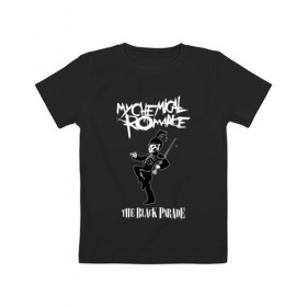Детская футболка хлопок с принтом My Chemical Romance , 100% хлопок | круглый вырез горловины, полуприлегающий силуэт, длина до линии бедер | music | my chemical romance | rock | боб брайар | джеймс дьюис | джерард уэи | майки уэи | музыка | рок | рэй торо | фрэнк айеро