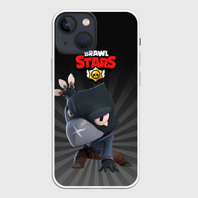 Чехол для iPhone 13 mini с принтом Brawl Stars Crow ,  |  | brawl stars | bull | colt | crow | leon | leon shark | shark | stars | акула | берли | ворон | динамайк | кольт | леон | леон акула | нита | спайк | шелли | эль примо