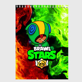 Скетчбук с принтом BRAWL STARS LEON , 100% бумага
 | 48 листов, плотность листов — 100 г/м2, плотность картонной обложки — 250 г/м2. Листы скреплены сверху удобной пружинной спиралью | brawl stars | crow | leon | leon shark | sally leon | shark | stars | акула | берли | ворон | леон | леон акула | спайк | эль примо