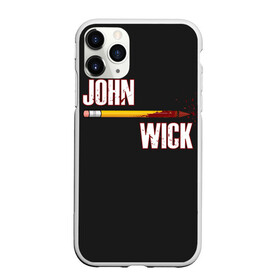 Чехол для iPhone 11 Pro Max матовый с принтом John Wick , Силикон |  | baba yaga | chapter | franchise | halle berry | john wick | keanu reeves | parabellum | баба яга | глава | джон уик 3 | киану ривз | парабеллум | франшиза