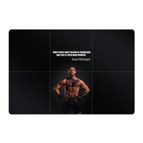 Магнитный плакат 3Х2 с принтом Conor McGregor: Motivation , Полимерный материал с магнитным слоем | 6 деталей размером 9*9 см | conor mcgregor | motivation | quotes | ufc