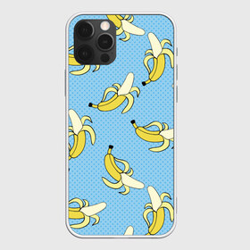 Чехол для iPhone 12 Pro Max с принтом Banana art , Силикон |  | Тематика изображения на принте: banana | pop art | банан | бананы | поп арт