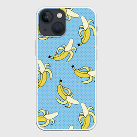 Чехол для iPhone 13 mini с принтом Banana art ,  |  | banana | pop art | банан | бананы | поп арт