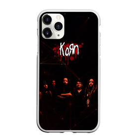 Чехол для iPhone 11 Pro матовый с принтом Korn , Силикон |  | Тематика изображения на принте: korn | корн | музыка | рок