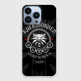 Чехол для iPhone 13 Pro с принтом ВЕДЬМАК   THE WITCHER   ГЕРАЛЬТ ,  |  | geralt | the witcher | the witcher wild hunt | witcher | wolf | аард | аксий | ведьмак | ведьмак 3 | волк | геральт | игни | ирден | йенифер | квен | охотник | трисс | цири