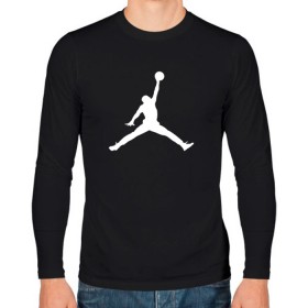 Мужской лонгслив хлопок с принтом MICHAEL JORDAN (НА СПИНЕ) , 100% хлопок |  | 23 | bulls | chicago bulls | jordan | logo | michael jordan | nba | paris saint germain | psg | red | sport | быки | джордан | лого | майкл джордан | псж | спорт | чикаго буллс