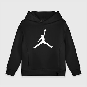 Детское худи Oversize хлопок с принтом MICHAEL JORDAN (НА СПИНЕ) , френч-терри — 70% хлопок, 30% полиэстер. Мягкий теплый начес внутри —100% хлопок | боковые карманы, эластичные манжеты и нижняя кромка, капюшон на магнитной кнопке | 23 | bulls | chicago bulls | jordan | logo | michael jordan | nba | paris saint germain | psg | red | sport | быки | джордан | лого | майкл джордан | псж | спорт | чикаго буллс