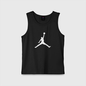 Детская майка хлопок с принтом MICHAEL JORDAN (НА СПИНЕ) ,  |  | 23 | bulls | chicago bulls | jordan | logo | michael jordan | nba | paris saint germain | psg | red | sport | быки | джордан | лого | майкл джордан | псж | спорт | чикаго буллс