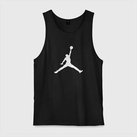 Мужская майка хлопок с принтом MICHAEL JORDAN (НА СПИНЕ) , 100% хлопок |  | 23 | bulls | chicago bulls | jordan | logo | michael jordan | nba | paris saint germain | psg | red | sport | быки | джордан | лого | майкл джордан | псж | спорт | чикаго буллс