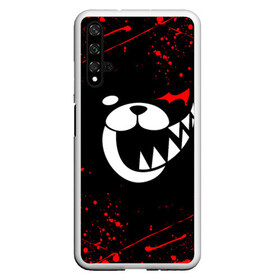 Чехол для Honor 20 с принтом MONOKUMA , Силикон | Область печати: задняя сторона чехла, без боковых панелей | anime | bear | black  white | danganronpa | kurokuma | monodam | monokuma | monomi | monotaro | rabbit | school | shirokuma | аниме | главарь | мoноми | монокума | черно белый | школа