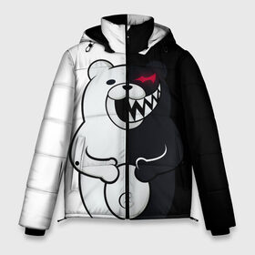 Мужская зимняя куртка 3D с принтом MONOKUMA , верх — 100% полиэстер; подкладка — 100% полиэстер; утеплитель — 100% полиэстер | длина ниже бедра, свободный силуэт Оверсайз. Есть воротник-стойка, отстегивающийся капюшон и ветрозащитная планка. 

Боковые карманы с листочкой на кнопках и внутренний карман на молнии. | anime | bear | black  white | danganronpa | kurokuma | monodam | monokuma | monomi | monotaro | rabbit | school | shirokuma | аниме | главарь | мoноми | монокума | черно белый | школа