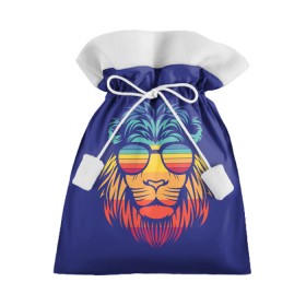 Подарочный 3D мешок с принтом LION#2 , 100% полиэстер | Размер: 29*39 см | art | lion | vector | арт | вектор | животные | иллюстратор | кошка | краски | лев | рисунок | царь