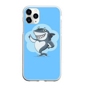 Чехол для iPhone 11 Pro Max матовый с принтом Акула с улыбкой , Силикон |  | Тематика изображения на принте: shark | акула | весёлый | вода | животное | зубы | милый | море | океан | опасный | палец вверх | подводный | природа | рыба | синий | смешной | улыбка | хищник | хищное
