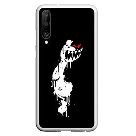 Чехол для Honor P30 с принтом MONOKUMA , Силикон | Область печати: задняя сторона чехла, без боковых панелей | anime | bear | black | danganronpa | japan | monokuma | white | аниме | белое | медведь | монокума | черное | япония