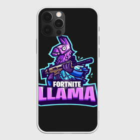 Чехол для iPhone 12 Pro с принтом Fortnite LLAMA , силикон | область печати: задняя сторона чехла, без боковых панелей | battle | fortnite | funny | kills | royale | save | season | the | twitch | world | битва | борьба | зомби | королевская | оружие | скины | стратегия | фортнайт