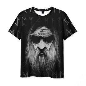 Мужская футболка 3D с принтом Велес , 100% полиэфир | прямой крой, круглый вырез горловины, длина до линии бедер | бог | божество | древнерусский | жрец | медведь | мифология | пантеон | руны | русский | русь | скандинавы | славяне | старец | языческий