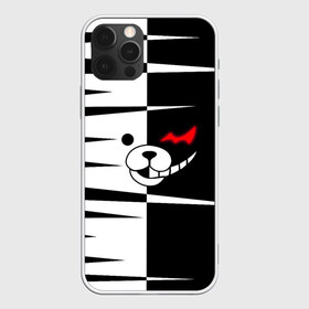 Чехол для iPhone 12 Pro Max с принтом monokuma , Силикон |  | danganronpa | monokuma | trigger happy havoc | аниме | игрушка | манга | медведь | монокума | монохром | мягкая игрушка робот | робот