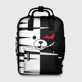 Женский рюкзак 3D с принтом monokuma , 100% полиэстер | лямки с регулируемой длиной, сверху ручки, чтобы рюкзак нести как сумку. Основное отделение закрывается на молнию, как и внешний карман. Внутри два дополнительных кармана, один из которых закрывается на молнию. По бокам два дополнительных кармашка, куда поместится маленькая бутылочка
 | danganronpa | monokuma | trigger happy havoc | аниме | игрушка | манга | медведь | монокума | монохром | мягкая игрушка робот | робот